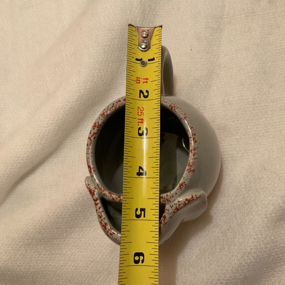 Gray Speckled Elephant Tea Coffee Mug Tea Bag Holder Whimsical and Fun - Picture 6 of 7